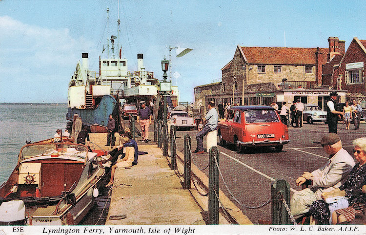MV Lymington at Yarmouth