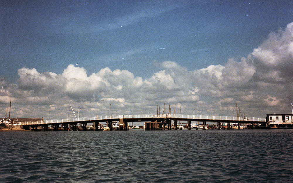 Yarmouth bridge shortly before demolishion